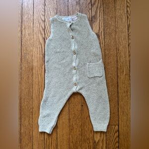 Zara Knit Baby Romper - Size 6-9 Months